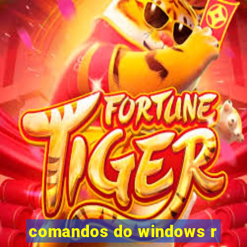 comandos do windows r